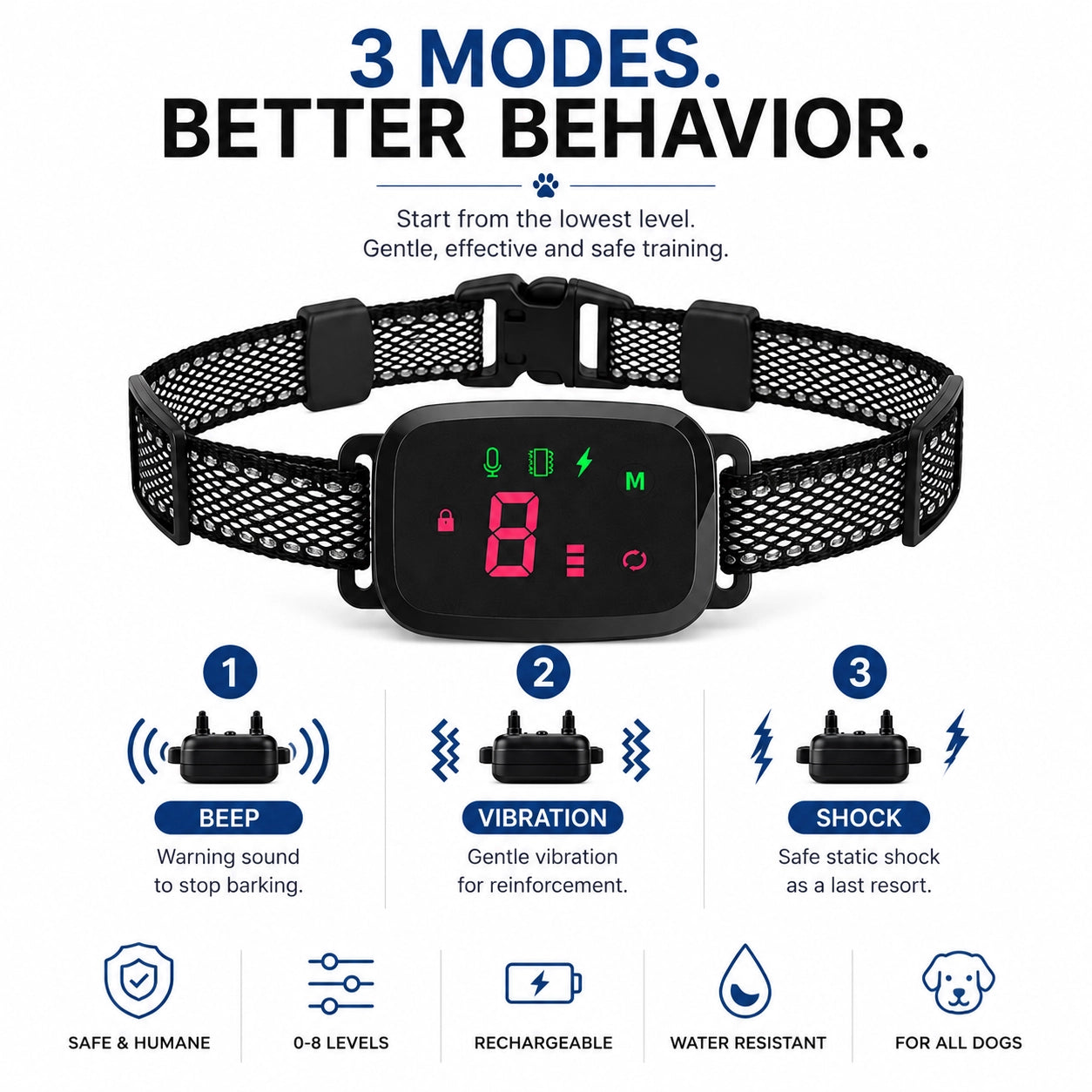 Barkoff™ Smart Anti-Bark Collar